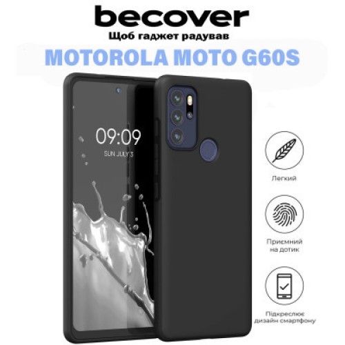 Чехол для мобильного телефона BeCover Motorola Moto G60s Black (711094)