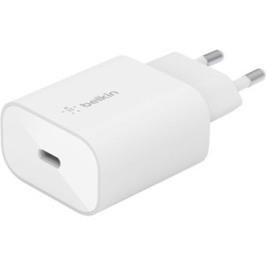 Зарядное устройство Belkin USB-С 25W PD PPS + cable USB-C-Lightning 1m (WCA004VF1MWH-B5)