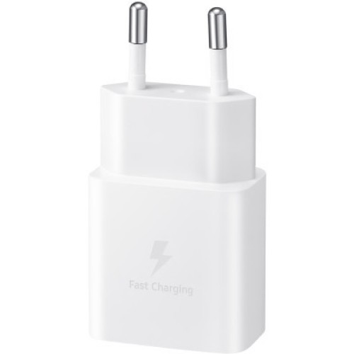 Зарядное устройство Samsung USB-С 15W White + Cable USB-C 1m (EP-T1510XWEGEU)