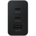 Зарядное устройство Samsung 2xUSB-С 65W PD PPS/USB-A Black (EP-T6530NBEGEU)