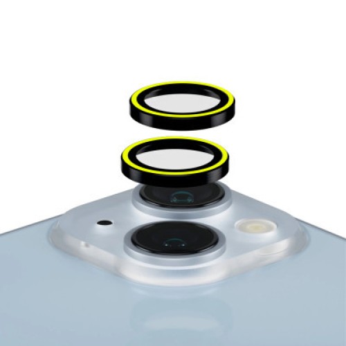 Стекло защитное Armorstandart for Camera AR iPhone 15 / 15 Plus Yellow (ARM76132)