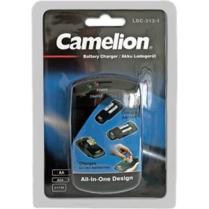 Зарядное устройство для аккумуляторов Camelion Univercal charger for Ni-MH 1.2V, Li-Ion 3.7V or 7.4V, Input DC 5V-1A (LBC-313-1)