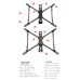 Рама для дрона Hobbyporter M4-10 (HP0215.0008)