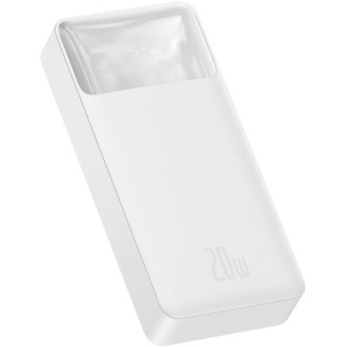 Батарея универсальная Baseus Bipow 20000mAh 20W white (PPBD050302)