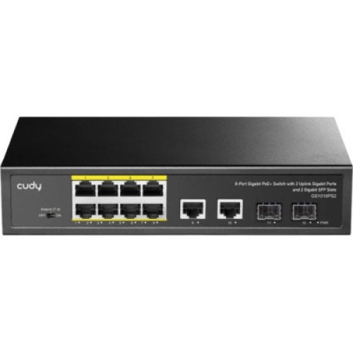 Коммутатор сетевой Cudy GS1010PS2(120W)