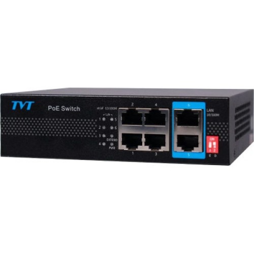 Коммутатор сетевой TVT DIGITAL TD-B2204S1-PEU