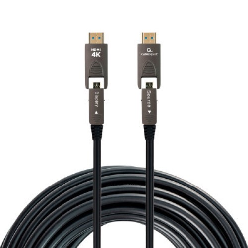 Кабель мультимедийный HDMI to HDMI A/D to A/D 30.0m V.2.0 4K 60Hz Optic (AOC) Cablexpert (CCAP-HDMIDD-AOC-30M)