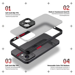 Чехол для мобильного телефона Armorstandart Frosted Matte Realme C67 4G Black (ARM73863)