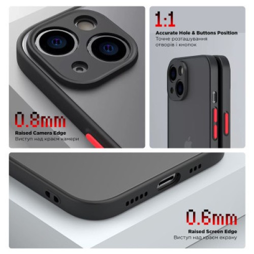 Чехол для мобильного телефона Armorstandart Frosted Matte Realme C67 4G Black (ARM73863)