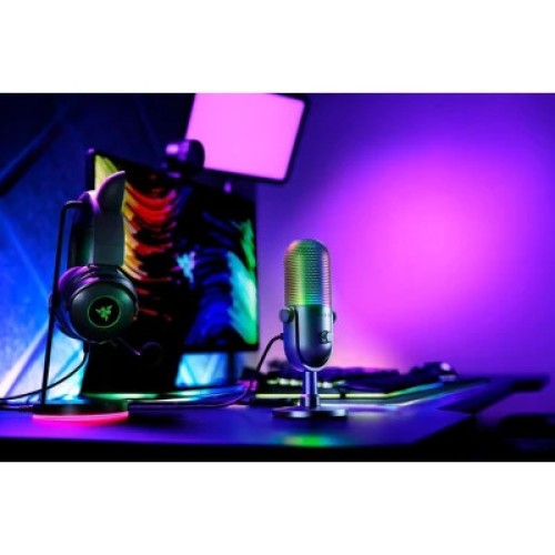 Микрофон Razer Seiren V3 Chroma Quartz (RZ19-05060300-R3M1)