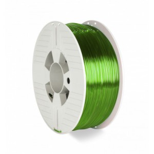 Пластик для 3D-принтера Verbatim PETG, 2,85 мм, 1 кг, green-transparent (55065)
