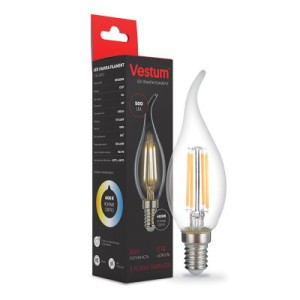 Лампочка Vestum С35Т Е14 4Вт 220V 4100К (1-VS-2405)