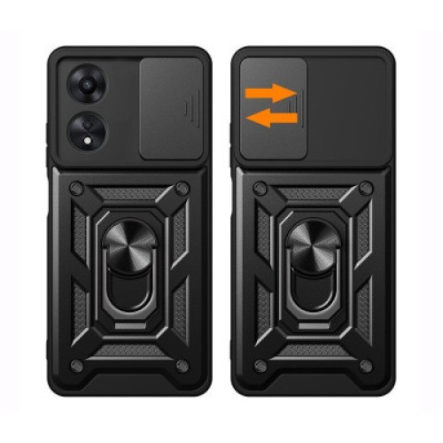 Чехол для мобильного телефона BeCover Military Oppo A58 4G Black (710713)