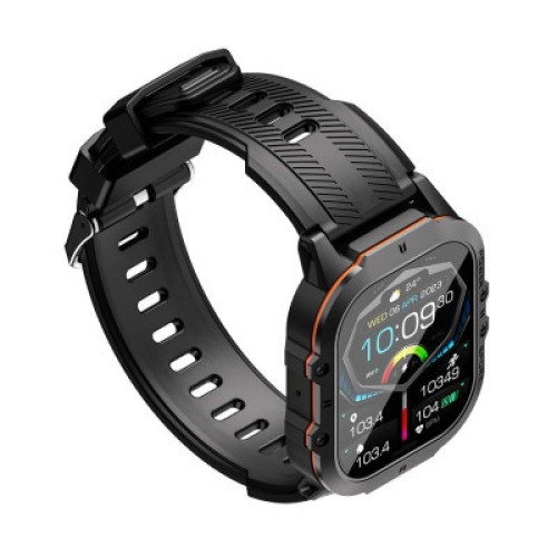 Смарт-часы OUKITEL BT20 Black-orange (6931940742177)