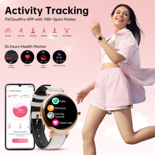 Смарт-годинник OUKITEL BT30 Gold (6931940742252)