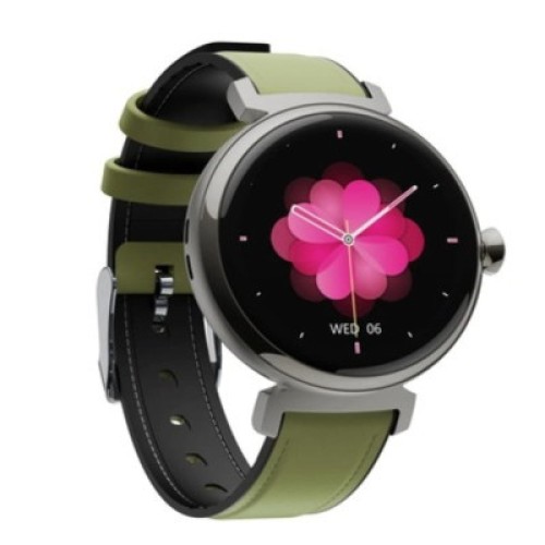 Смарт-часы OUKITEL BT30 Black with black and green belt (6931940742269)