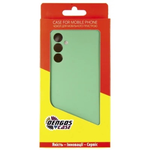 Чехол для мобильного телефона Dengos Samsung Galaxy A24 Case + Glass (Mint) (DG-KM-79)