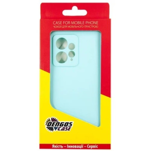 Чехол для мобильного телефона Dengos Xiaomi Redmi Note 12 4G Case + Glass (Ice blue) (DG-KM-83)