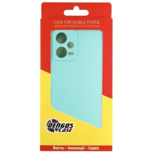 Чехол для мобильного телефона Dengos Xiaomi Redmi Note 12 5G Case + Glass (Ice blue) (DG-KM-84)