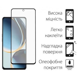 Стекло защитное Dengos Full Glue OnePlus Nord CE 3 Lite 5G (black) (TGFG-357)