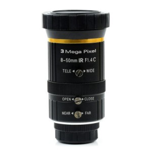 Об'єктив Waveshare 8-50mm Zoom Lens for Pi Camera Module (18245)