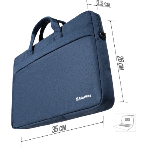 Сумка для ноутбука ColorWay 13.3" Modern Navy (CW-LBM133-NV)