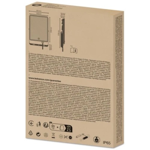 Прожектор LEDVANCE Flood ESSENTIAL SENSOR 50W 840 BK IP65 (4058075768390)
