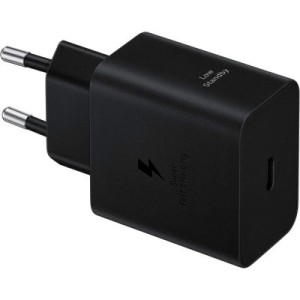 Зарядное устройство Samsung 45W Compact Power Adapter (w C to C Cable) Black (EP-T4511XBEGEU)