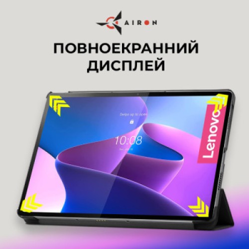 Чехол для планшета AirOn Premium Lenovo Tab P12 Pro + Film black (4822352781108)