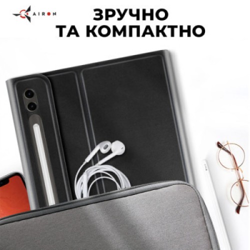 Чехол для планшета AirOn Premium Samsung Galaxy Tab S9 Plus 12.4'' 2023 + Bluetooth Keyboard (4822352781116)