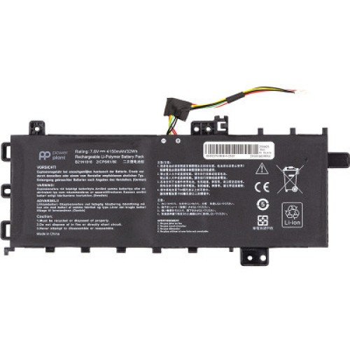 Аккумулятор для ноутбука ASUS VivoBook 15 X512DA (B21N1818) 7.6V 4150mAh PowerPlant (NB431823)