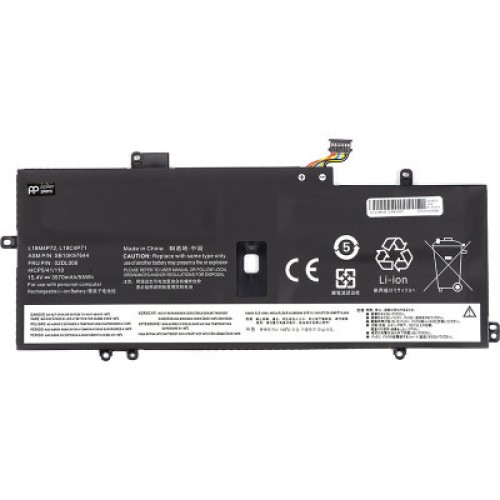 Аккумулятор для ноутбука LENOVO ThinkPad X1 Yoga 4th Gen (L18M4P72) 15.4V 3570mAh PowerPlant (NB482108)