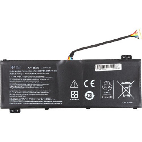 Аккумулятор для ноутбука ACER Aspire 7 A715-74 (AP18E7M) 14.8V 3620mAh PowerPlant (NB410705)
