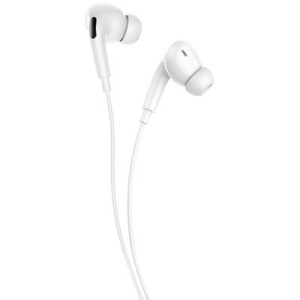 Наушники Denmen HF DR06 3.5mm 1.2 м White (DE-DR06-WH)