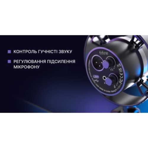 Микрофон Fifine K688 USB Black (K688)