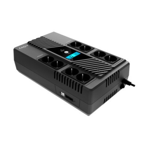 Источник бесперебойного питания nJoy Token 800 USB 8*Schuko (UPCSBLS680TTOAZ01B)