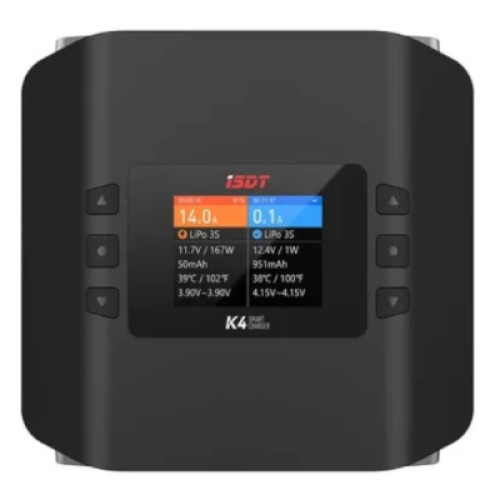 Зарядное устройство для дрона iSDT K4 AC 400W DC 600Wx2 (HP0015.K4)