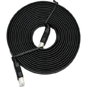 Кабель мультимедийный HDMI to HDMI 3.0m FL-001C flat Gresso (2000700002142)