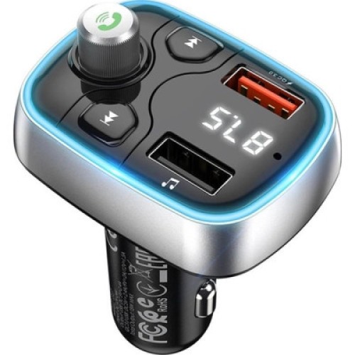 FM модулятор BOROFONE BC32, Black, Box