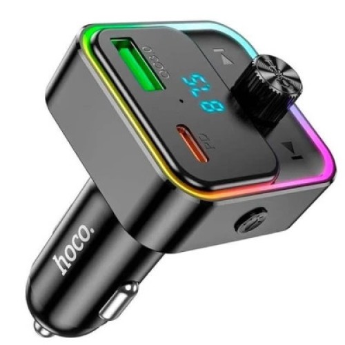 FM модулятор HOCO E81, Black, Box