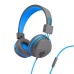Наушники Jlab JBuddies Studio Kids Wired Graphite/Blue (IEUHJKSTUDIORGRYBLU6)
