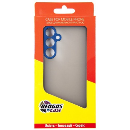 Чехол для мобильного телефона Dengos Matte Samsung Galaxy A55 5G (Blue) (DG-TPU-MATT-143)