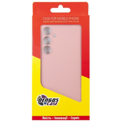 Чехол для мобильного телефона Dengos Soft Samsung Galaxy A55 5G (Pink) (DG-TPU-SOFT-57)