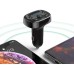 FM модулятор Baseus T Shaped S-09A 2 х USB Type-A, microSD Black (CCMT000001)