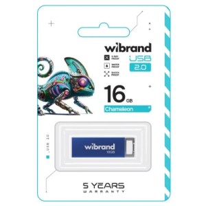 USB флеш накопитель Wibrand 16GB Chameleon Blue USB 2.0 (WI2.0/CH16U6U)