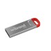USB флеш накопитель Wibrand 16GB Falcon Silver-Red USB 2.0 (WI2.0/FA16U7R)