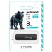 USB флеш накопитель Wibrand 8GB Grizzly Black USB 2.0 (WI2.0/GR8P3B)
