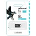 USB флеш накопитель Wibrand 8GB Hawk Black USB 2.0 (WI2.0/HA8M1B)