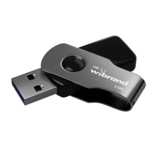 USB флеш накопитель Wibrand 128GB Lizard Black USB 3.2 Gen 1 (USB 3.0) (WI3.2/LI128P9B)