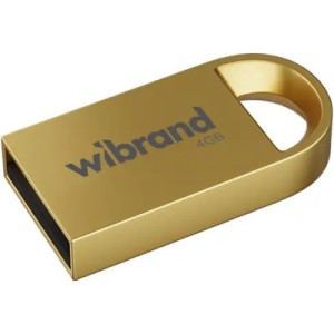 USB флеш накопитель Wibrand 4GB lynx Gold USB 2.0 (WI2.0/LY4M2G)